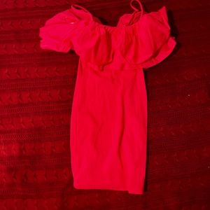 pink zara dress